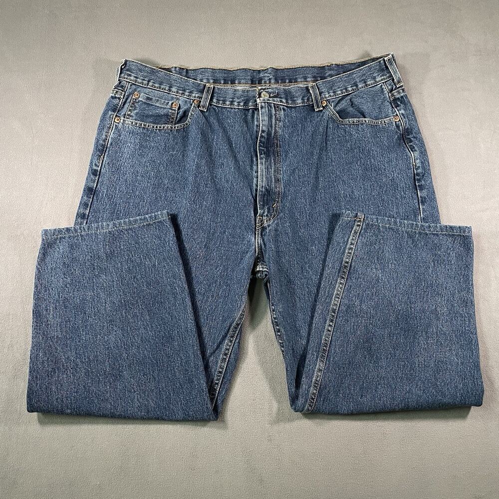 Levis 550 Jeans Mens 44 x 29 Blue Relaxed Fit Straight Leg Denim Jeans